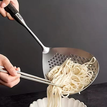 Multifunctional Wooden Handle Strainer Spatula