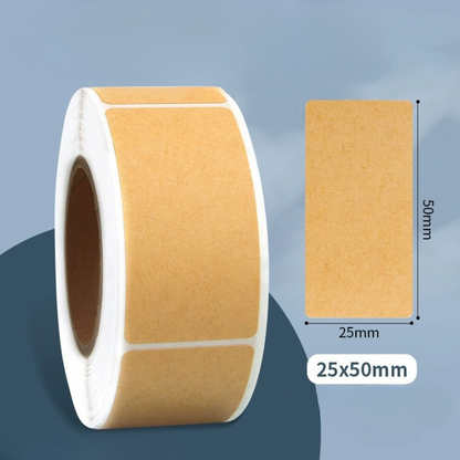 Multi-Purpose Writable Kraft Label